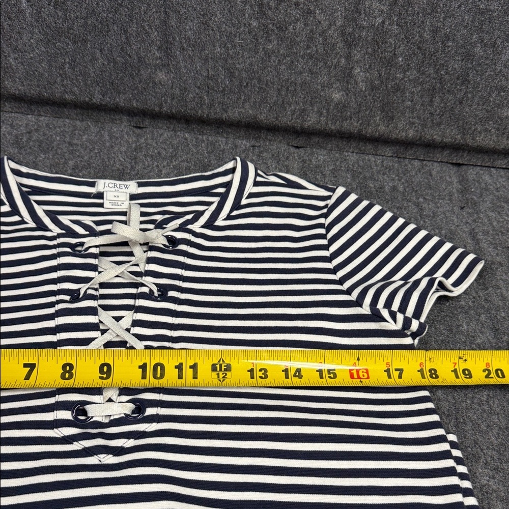 J. Crew Navy and White Striped Maxi Dress - Picture 5 of 5